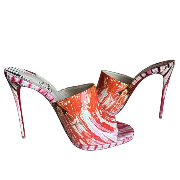 Christian Louboutin PIGAMULE 120 PATENT
BAZIN Pompadour 120mm RETAIL 995 - Picture 7 of 9